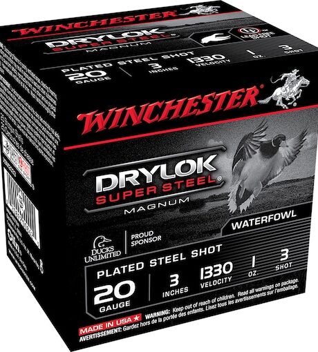Winchester Drylok Super Steel Magnum Waterfowl 20 Gauge Steel Ammo