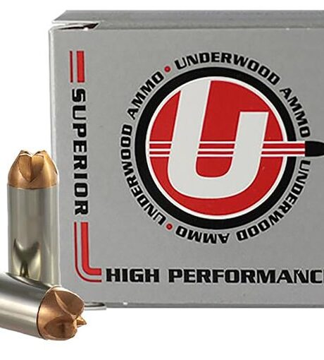 Underwood 50 Action Express Ammo 230 Grain Lehigh Xtreme Defense Fluted Lead Free Box of 20