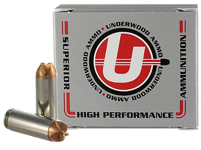 Underwood 50 Action Express Ammo 230 Grain Lehigh Xtreme Defense Fluted Lead Free Box of 20