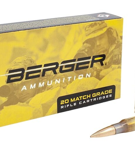Berger Match Grade 308 Winchester Ammo 185 Grain Berger Juggernaut OTM Tactical Jacketed Hollow Point Box of 20
