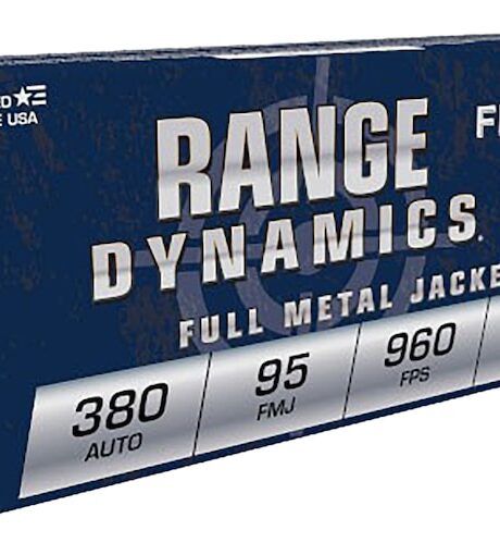 Fiocchi Training Dynamics 380 ACP Ammo 95 Grain Full Metal Jacket