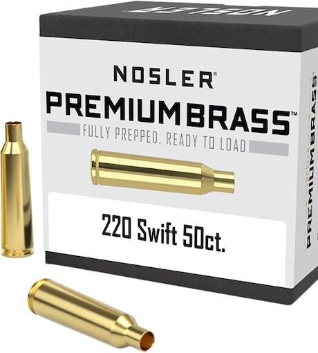 Nosler Custom 220 Swift Brass Box of 50
