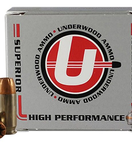 Underwood 45 ACP +P Ammo 230 Grain Nosler Sporting Handgun Jacketed Hollow Point Box of 20
