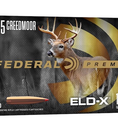 Federal Premium 6.5 Creedmoor Ammo 143 Grain Hornady ELD-X Polymer Tip Box of 20