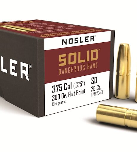 Nosler Solid Bullets Flat Nose