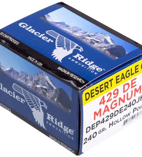 Magnum Research 429 Desert Eagle Ammo 240 Grain Jacketed Hollow Point Box of 20