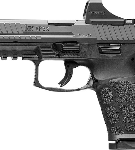 HK VP9A1 K 9mm Luger Pistol 4.09" Barrel 15+1 Round Black Holosun SCS
