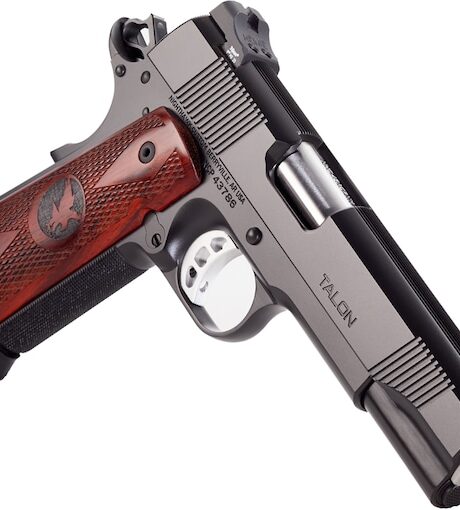 Nighthawk Custom Talon California Compliant 45 ACP Pistol 5" Barrel 8+1 Round Black Nitride Slide Cocobolo Grip Black Nitride Frame