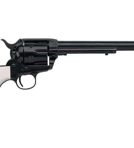 Pietta Paladin 45 Colt (Long Colt) Revolver 7.5" Blued Barrel 6 Round Ivory Grip