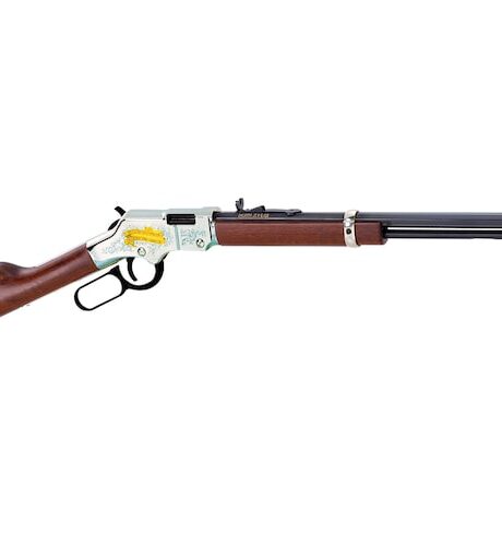 Henry Golden Boy American Farmer Lever Action Rifle 22 Long Rifle 20" Blued Barrel Nickel Frame Walnut Straight Grip Stock