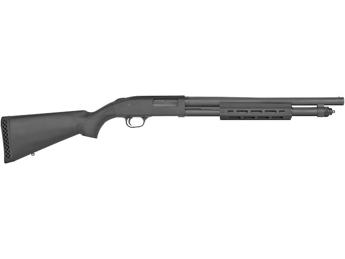 Mossberg 590A1 Pump 12 Gauge Shotgun 18.5" Black Barrel Black Field Stock M-Lok Forend