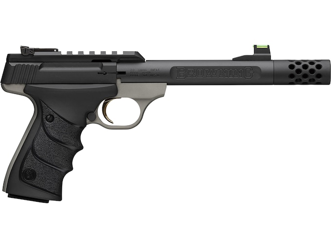 Browning Buck Mark Plus URX 22 Long Rifle Pistol 5.9" Threaded Barrel 10+1 Round Matte Blued Slide Black Grip Gray Frame