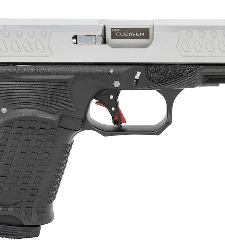 BUL Armory Axe Cleaver 9mm Luger Pistol 4.02" Barrel 15+1 Round Silver Slide Black Grip Black Frame