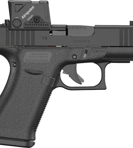 Glock 43X MOS 9mm Luger Pistol 3.41" Barrel 10+1 Round Black Aimpoint COA Red Dot Sight