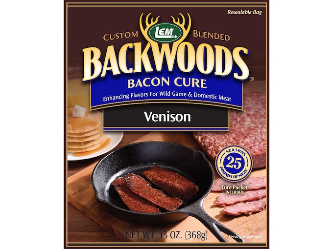LEM Backwoods Venison Bacon Seasoning Cure for 25 lbs