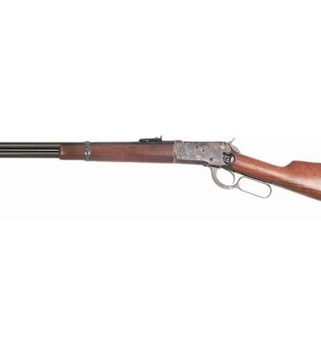 Cimarron Firearms 1892 Saddle Ring Carbine Lever Action Rifle 45 Colt (Long Colt) 20" Blued Barrel Case Hardened Frame Walnut Straight Grip Stock