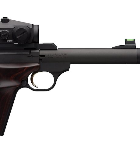 Browning Buck Mark Hunter 22LR Pistol 5.9" Threaded Barrel 10+1 Round Matte Black Slide Cocobolo Grip Matte Black Frame