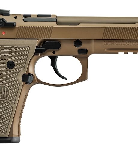 Beretta M9A4 G Centurion 9mm Luger Pistol 4.8" Threaded Barrel 18+1 Round Flat Dark Earth Slide Tan Grip Flat Dark Earth Frame