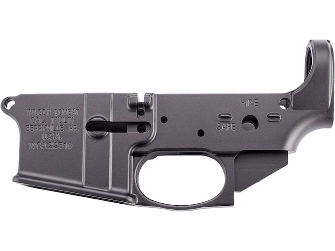 Wilson Combat Mil-Spec AR-15 Stripped Lower Receiver Anodized Black Closed Trigger Guard