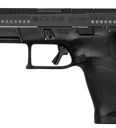 CZ P-10 C Optics Ready 9mm Luger Pistol 4.02" Barrel 15+1 Round Black Nitride Slide Black Grip Black Frame
