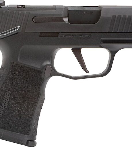 Sig Sauer P365X 9mm Luger Pistol 3.1" Barrel 12+1 Round Nitron Slide Black Grip Stainless Frame Manual Safety