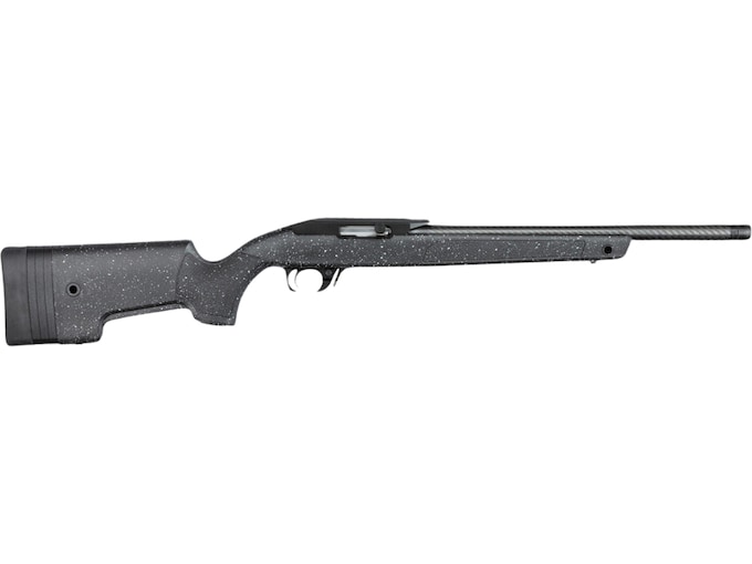 Bergara BXR Carbon Semi Automatic Rifle 22 Long Rifle 16.5" Carbon Fiber Threaded Barrel Black Frame Black/Gray Precision Stock