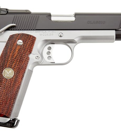 Wilson Combat 1911 Classic 45 ACP Pistol 5" Barrel 8+1 Round Armor-Tuff Slide Cocobolo Grip Stainless Steel Frame - Open Box
