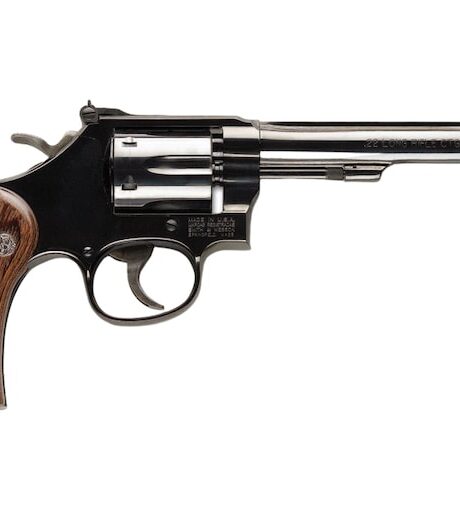 Smith & Wesson Model 17 Classic 22 Long Rifle Revolver 6" Blued Barrel 6 Round Wood Grip