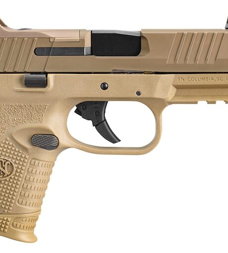 FN 509C Tactical 9mm Luger Pistol 4.32" Threaded Barrel 24+1 Round Flat Dark Earth
