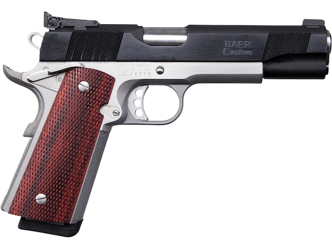 Les Baer Custom 1911 Concept III 45 ACP Pistol 5" Barrel 8+1 Round Blued Slide Cocobolo Grip Stainless Frame