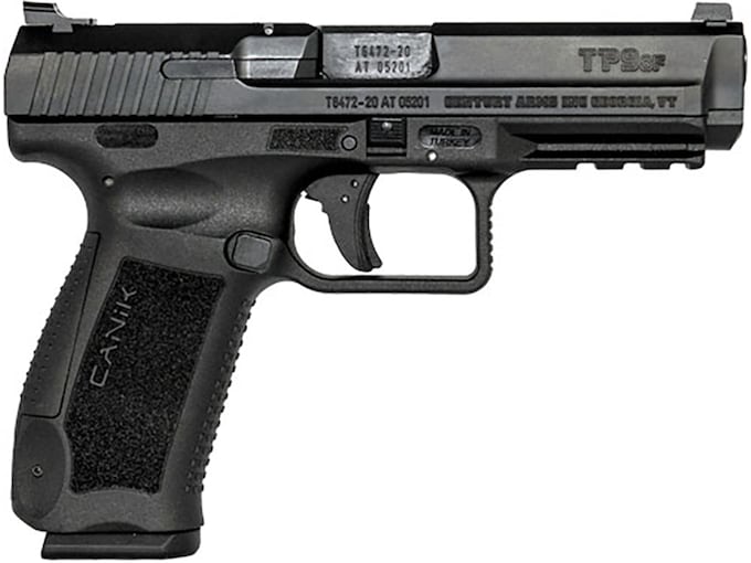 Canik TP9SF?One 9mm Luger Pistol 4.46" Barrel 18+1 Round Black Nitride Slide Black Grip Black Frame