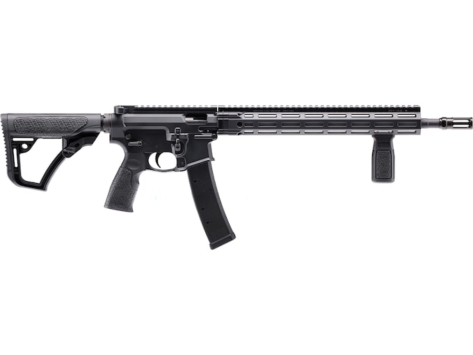 Daniel Defense PCC Semi Automatic Rifle 9mm Luger 16" Black Threaded Barrel Black Frame Black Pistol Grip