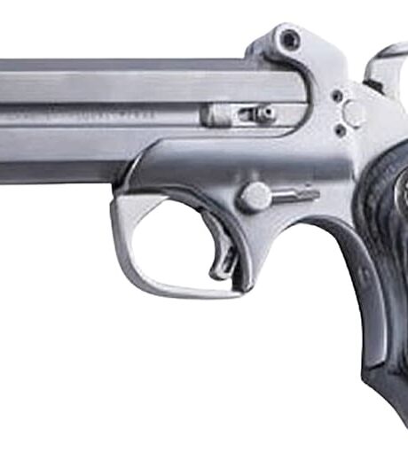 Bond Arms Ranger II 45 Colt (Long Colt) Over Under Pistol 4.25" Barrel 2 Round Black Ash Grip Satin Steel Frame