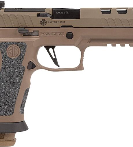 Sig Sauer P320 XFive DH3 9mm Luger Pistol 5" Barrel 21+1 Round Coyote Tan Slide Coyote Tan Grip Stainless Frame