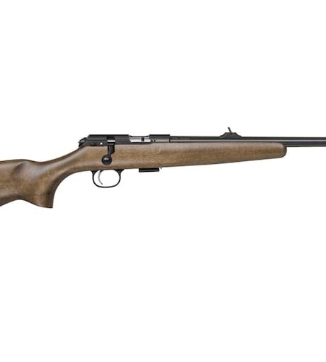 CZ 457 Scout Bolt Action Youth Rifle 22 Long Rifle 16.5" Blued Threaded Barrel Blued Frame Wood Field Stock
