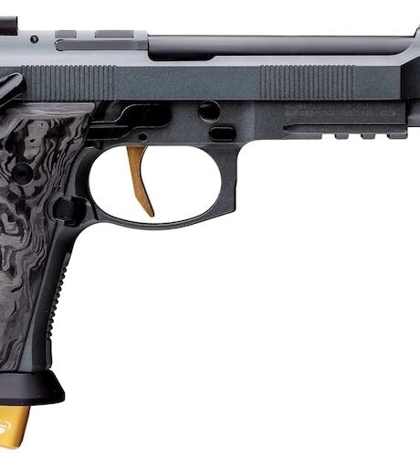 Beretta 92XI Corsa 9mm Luger Pistol 5.1" Threaded Barrel 22+1 Round Gray Slide Black Swirl Grip Gray Frame