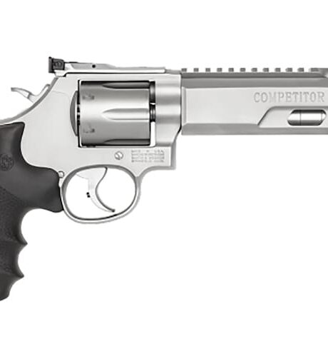 Smith & Wesson Performance Center Model 686 Competitor 357 Magnum Revolver 6" Stainless Barrel 6 Round Black Grip