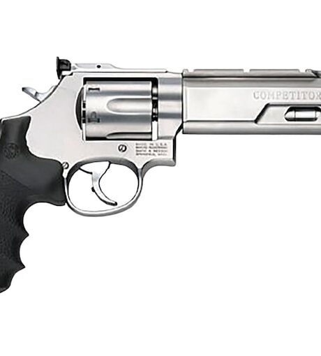 Smith & Wesson Performance Center Model 629 Competitor 44 Remington Magnum Revolver 6" Stainless Barrel 6 Round Black Grip