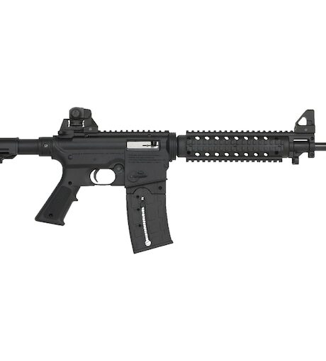 Mossberg 715T Flat Top Semi Automatic Rifle 22 Long Rifle 16.25" Blued Threaded Barrel Black Frame Black Pistol Grip