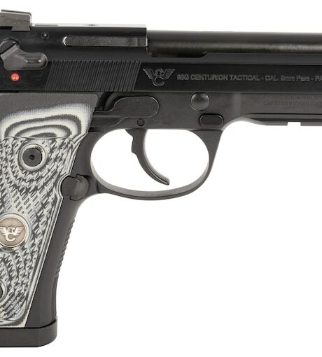 Wilson Combat Centurion 9mm Luger Pistol 4.25" Barrel 20+1 Round Black Slide Black/Gray Grip Black Frame