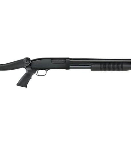 Mossberg Maverick 88 Security Pump 12 Gauge Shotgun 18.5" Black Barrel Black Folding Stock