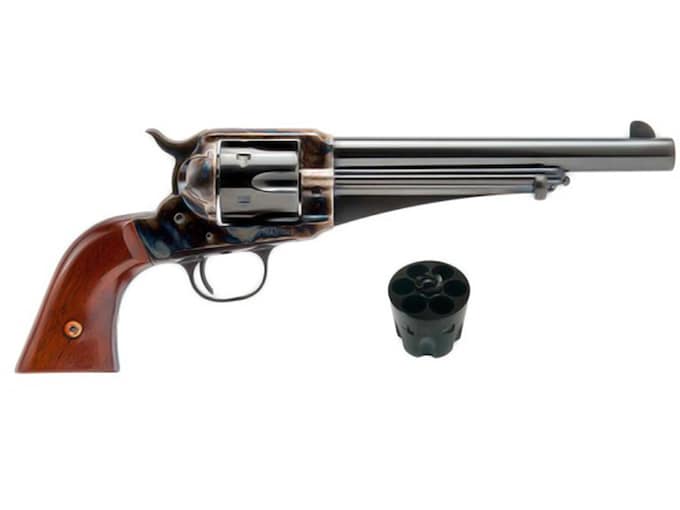 Cimarron Firearms 1875 45 ACP Revolver 7.5" Blued Barrel 6 Round Walnut Grip with 45 ACP Cylinder