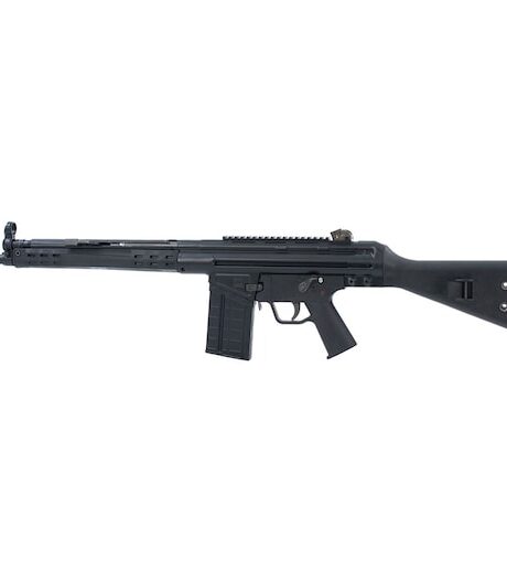 PTR A3S Semi Automatic Rifle 308 Winchester 18" Blued Threaded Barrel Black Frame Black Fixed Stock