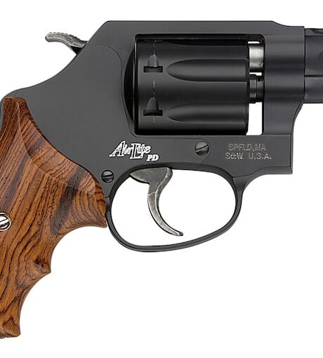 Smith & Wesson Model 351PD 22 Winchester Magnum Rimfire (WMR) Revolver 1.875" Black Barrel 7 Round Wood Grip