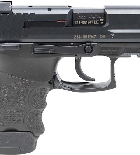 HK P30SK S V3 9mm Luger Pistol 3.27" Barrel 15+1 Round Black