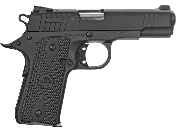 Armscor Rock Island GI Standard CS Baby Rock 380 ACP Pistol 3.75" Barrel 7+1 Round Black Parkerized Slide Black Grip Black Parkerized Frame
