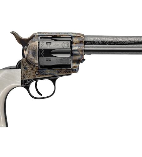 Uberti 1873 Cattleman II Outlaws & Lawmen "Dalton" 45 Colt (Long Colt) Revolver 5.5" Blued Barrel 6 Round Pearl Grip