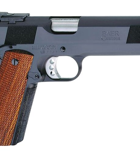 Les Baer Custom 1911 Monolith 45 ACP Pistol 5" Barrel 8+1 Round Blued Slide Cocobolo Grip Blued Frame