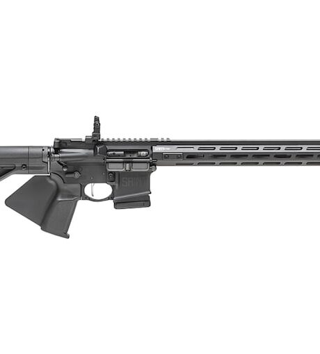 Springfield Armory Saint Victor California Compliant Semi Automatic Rifle 5.56x45mm NATO 16" Melonite Black Threaded Barrel Black Frame Black Fixed Stock