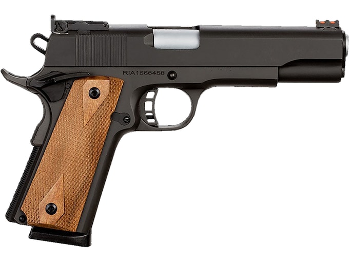 Armscor Rock Island Pro Ultra Match 1911 45 ACP Pistol 5" Barrel 8+1 Round Black Parkerized Slide Wood Grip Black Parkerized Frame